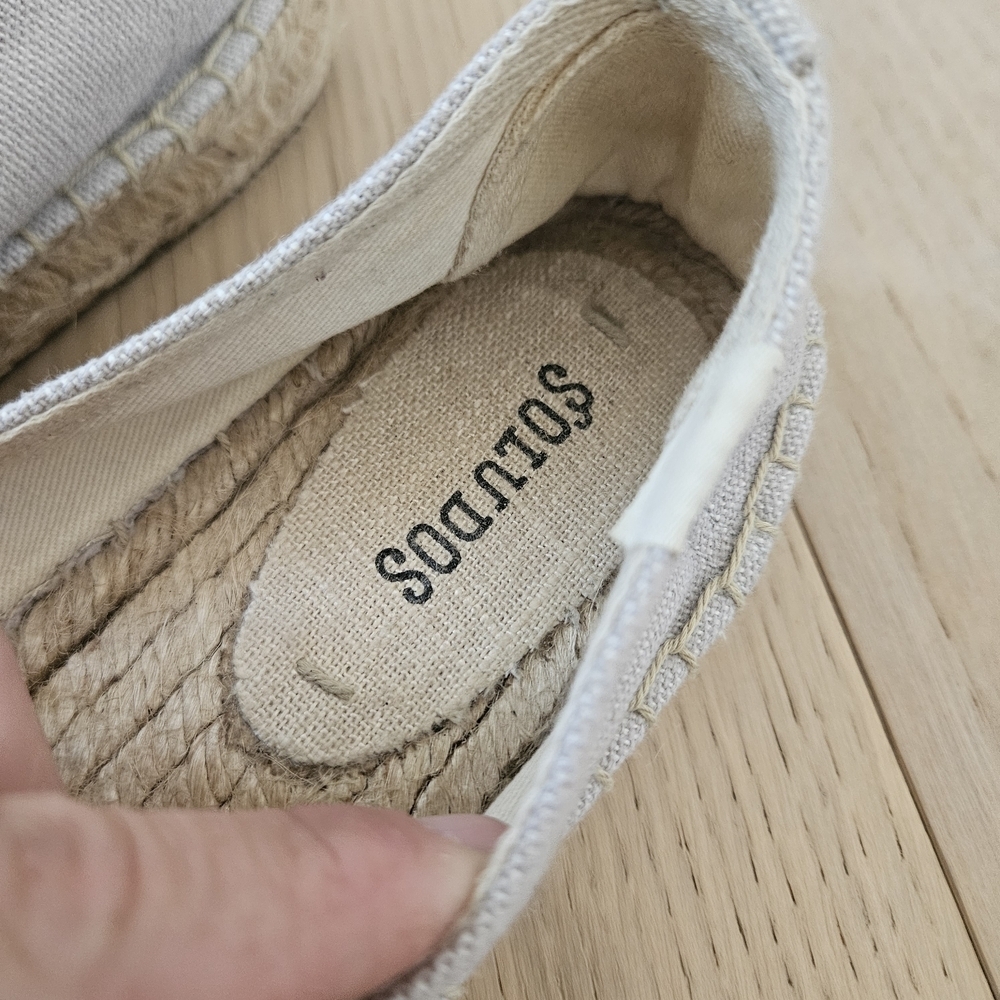 Soludos Light Grey Espadrilles - Picture 2 of 5